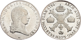 Franz I. (II.), 1 Thaler 1792, M, Milan