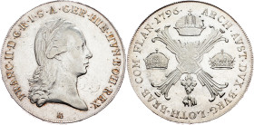 Franz I. (II.), 1 Thaler 1796, H, Günzburg