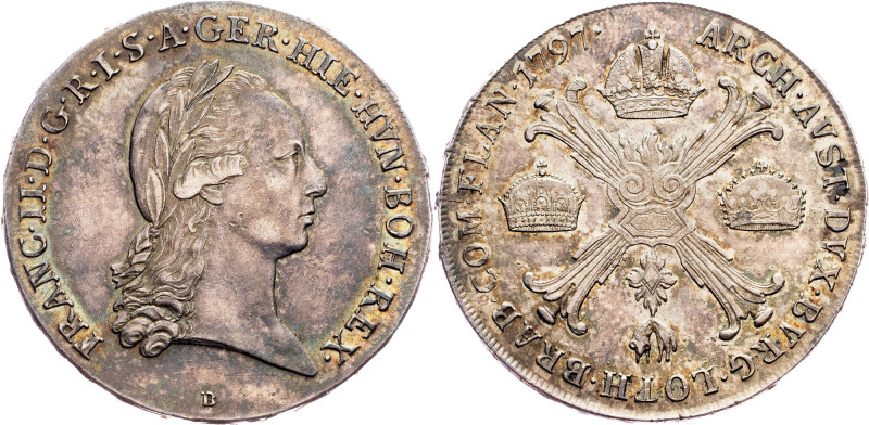 Franz I. (II.), 1 Thaler 1797, B, Kremnitz Category : Franz I. (II.) - Collectio...