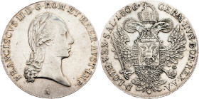 Franz I. (II.), 1 Thaler 1806, A, Vienna