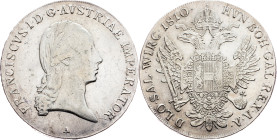 Franz I. (II.), 1 Thaler 1810, A, Vienna