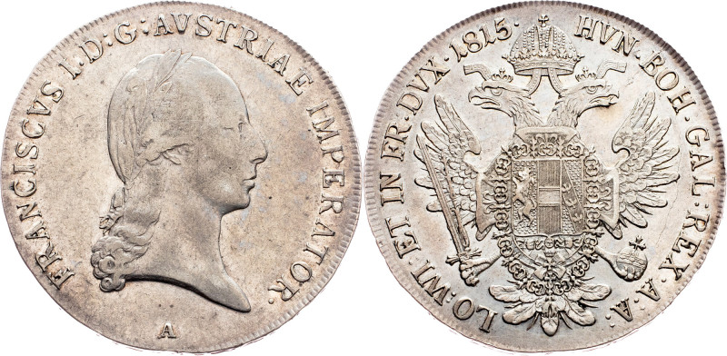 Franz I. (II.), 1 Thaler 1815, A, Vienna Category : Franz I. (II.) - Collection ...