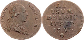 Franz I. (II.), 1 Liard 1793, Bruxelles