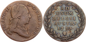 Franz I. (II.), 2 Liards 1793, Bruxelles