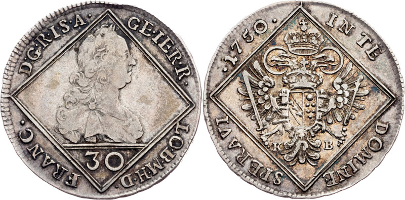 Franz I. Stephan, 30 Kreuzer 1750, KB, Kremnitz Category : Habsburg
Ruler/Area ...