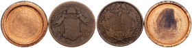 Franz Joseph I., 4 Kreuzer (Screw coin) 1868, KB, Kremnitz
