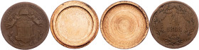 Franz Joseph I., 4 Kreuzer (Screw coin) 1868, KB, Kremnitz