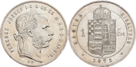 Franz Joseph I., 1 Forint 1872, KB, Kremnitz