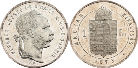 Franz Joseph I., 1 Forint 1873, KB, Kremnitz