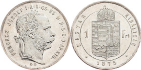 Franz Joseph I., 1 Forint 1875, KB, Kremnitz