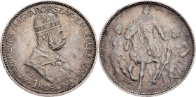 Franz Joseph I., 1 Korona 1896, KB, Kremnitz