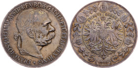 Franz Joseph I., 5 Kronen 1900, Vienna