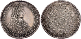 Charles III. Joseph of Lorraine, 1 Thaler 1705, Kremsier