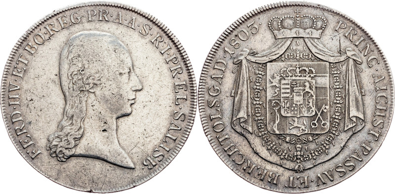 Ferdinand III. of Tuscany, 1 Thaler 1803, Salzburg Category : Houses and Religio...