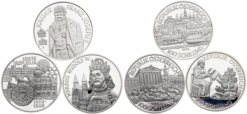 Austria, 100 Schilling 1994, 1995, 2001 Category : Austria
Country/Region : Aus...