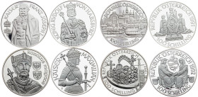Austria, 100 Schilling 1991, 1992, 1994, 2001