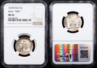 Italy, 5 Lire 1927, R, Rome