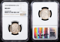 Romania, 1 Leu 1914