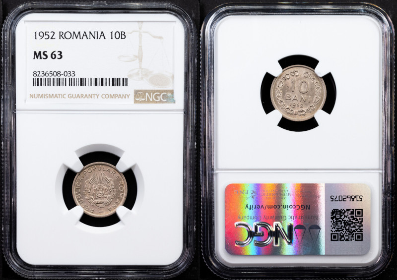 Romania, 10 Bani 1952, Bucharest Category : Romania
Country/Region : Romania
D...