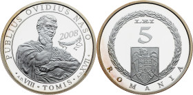 Romania, 5 Lei 2008
