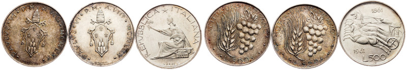 Vatican, 500 Lire 1961-1970 Category : Vatican
Country/Region : Vatican
Ruler/...
