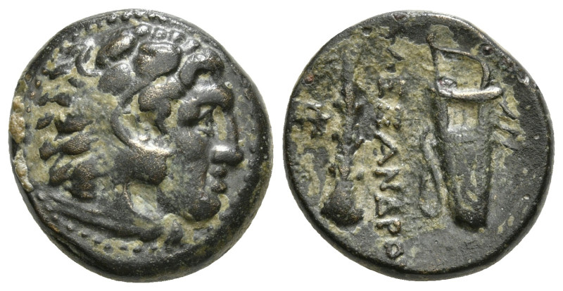 KINGS OF MACEDON. Alexander III 'the Great' (336-323 BC). Ae Unit. Uncertain min...