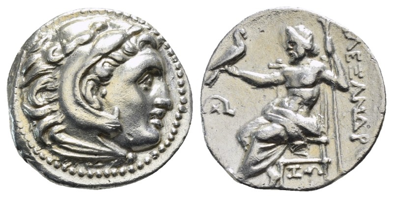 KINGS OF MACEDON. Alexander III 'the Great' (336-323 BC). Drachm. Uncertain mint...
