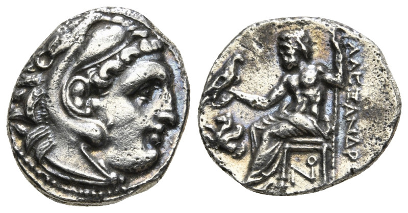 KINGS OF MACEDON. Alexander III 'the Great' (336-323 BC). Drachm. Uncertain mint...