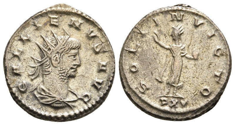 GALLIENUS (253-268). Antoninianus. Antioch.
Obv: GALLIENVS AVG.
Radiate, draped ...