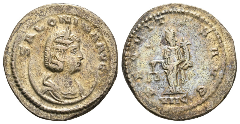 SALONINA (Augusta, 254-268). Antoninianus. Antioch.
Obv: SALONINA AVG.
Diademed ...