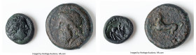 ANCIENT LOTS. Greek. Lot of two (2) AE issues. VG-Fine. Includes: Two Greek AE issues, different denominations, regions, and types. SOLD AS IS, NO RET...