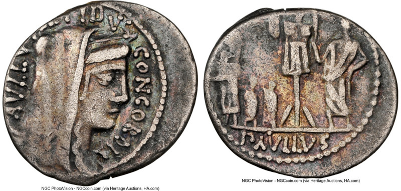 ANCIENT LOTS. Roman Republic. L. Aemilius Lepidus Paullus and L. Scribonius Libo...