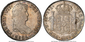 Ferdinand VII 8 Reales 1825 PTS-JL MS61 NGC, Potosi mint, KM84. Medal alignment. HID09801242017 © 2024 Heritage Auctions | All Rights Reserved www.HA....