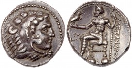 Macedonian Kingdom. Alexander III 'the Great'. Silver Tetradrachm (17.16 g), 336-323 BC. EF