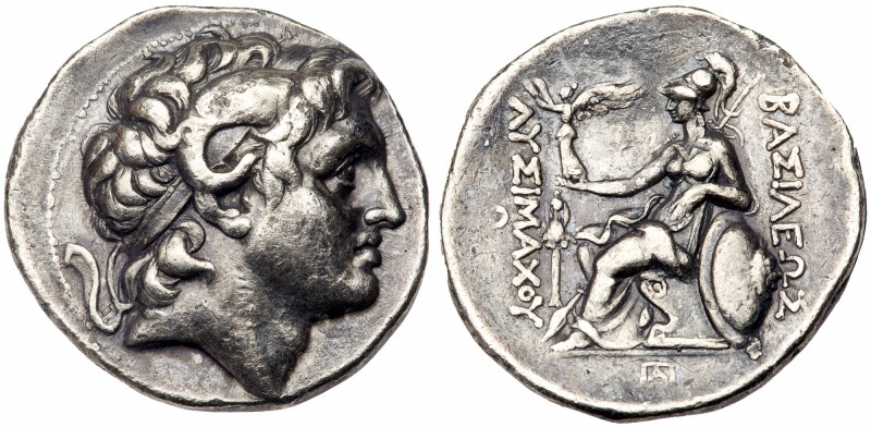 Thracian Kingdom. Lysimachos. Silver Tetradrachm (16.17 g), as King, 306-281 BC....