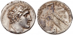 Seleukid Kingdom. Alexander I Balas. Silver Tetradrachm (14.16 g), 152/1-145 BC. EF
