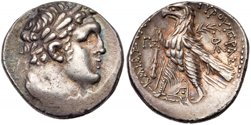 Phoenicia, Tyre. Silver Shekel (14.27 g), ca. 126/5 BC-AD 65/6. CY 63 (64/3 BC)....