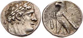 Phoenicia, Tyre. Silver Shekel (14.30 g), ca. 126/5 BC-AD 65/6.. VF