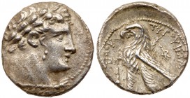 Phoenicia, Tyre. Silver 1/2 Shekel (6.78 g), ca. 126/5 BC-AD 65/6.. VF