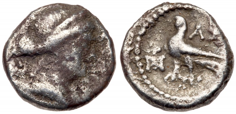 Philistia, Askalon. Silver Hemidrachm (1.15 g), 2nd century BC. Diademed head of...