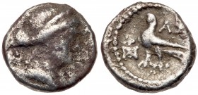 Philistia, Askalon. Silver Hemidrachm (1.15 g), 2nd century BC. VF