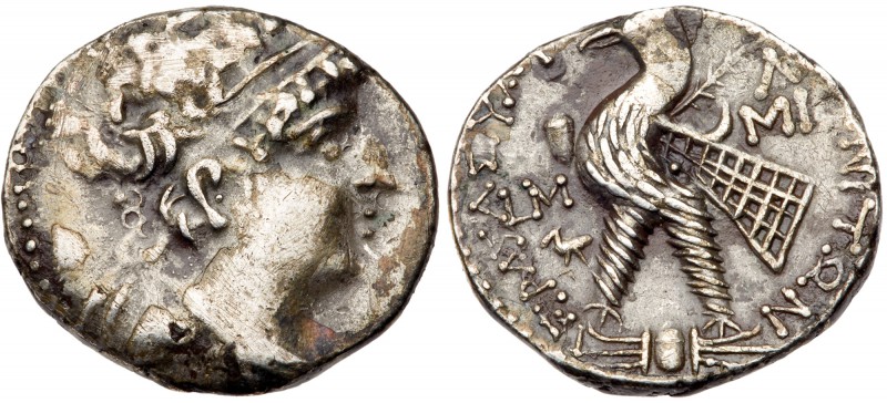 Philistia, Askalon. Silver Tetradrachm (13.55 g), 98/7-54/3 BC. CY 40 (64/3 BC)....