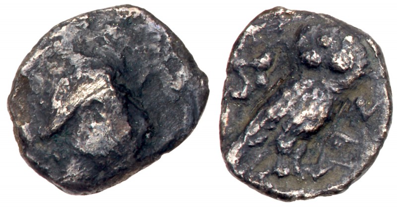 Judaea, Yehud (Judah). Silver Gerah (0.41 g), Before 333 BCE. Imitating Athens. ...