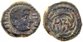 Judaea, Herodian Kingdom. Herod IV Philip. Æ (2.00 g), 4 BCE-34 CE. VF