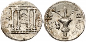 Judaea, Bar Kokhba Revolt. Silver Sela (14.25 g), 132-135 CE. VF