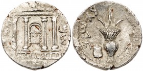 Judaea, Bar Kokhba Revolt. Silver Sela (11.20 g), 132-135 CE. VF