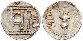 Judaea, Bar Kokhba Revolt. Silver Sela (14.32 g), 132-135 CE. F