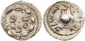 Judaea, Bar Kokhba Revolt. Silver Zuz (2.72 g), 132-135 CE. VF