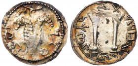 Judaea, Bar Kokhba Revolt. Silver Zuz (3.27 g), 132-135 CE. EF