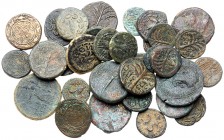 35-piece lot of mostly Bar Kochba Revolt Bronzes from the Moussaieff Estate